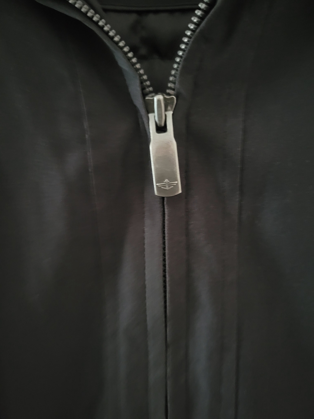 Dockers Men Full Zip Lightweight Harrington Jacket Black Size L - Picture 3 of 5